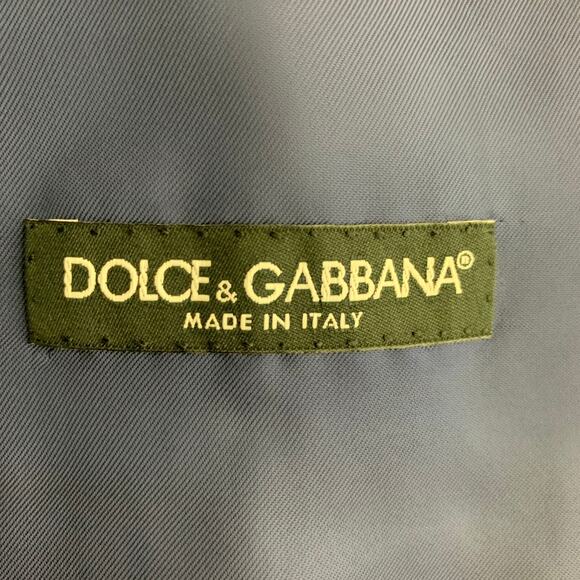 DOLCE & GABBANA Size 46 Iridescent Wool & Mohair Buttoned Vest - Picture 4 of 5